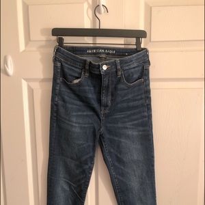 AEO Super Hi-Rise Jegging Crop Size 8